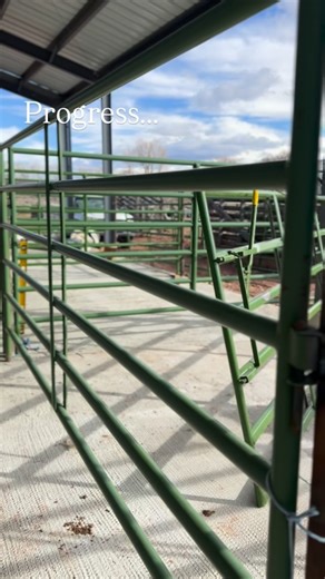 The processing building is coming along. The guys are getting all of the “outside work” done because it’s turning cold, fast! Holding pens, alley ways, fencing - it’s all a necessary part of humane, calm, stress free handling. #beckranchwy #processingplant #knowyourrancher #beef #shoplocal #brprocessing | Beck Ranch Premium Beef