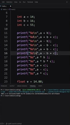 💻Calculator by C #1 | #coding #programming #beginners #brocode #developer #github #vscode #tutorial