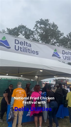 The National Fried Chicken Festival kicked off today! Delta Utilities is here all weekend, engaging with our customers — come sign up to create your online account, learn more about natural gas, and win some goodies. Stop by our tent and join the fun! #FriedChickenFestival #DeltaUtilities #CommunityConnections #NaturalGas #Louisiana | Delta Utilities