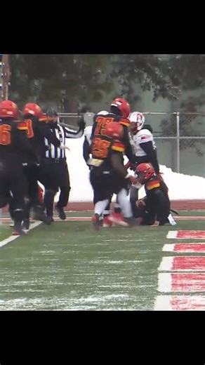 These hits on Ferris State QB Chase Carter led to punches being thrown and ejections. (via ESPN) | Football Forever