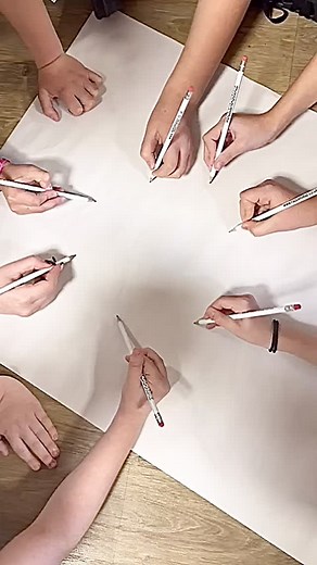 Drawing a circle using team work & timing! #circle #team #teamwork #fyp #draw #challenge #teamchallenge #trending #tryit #family #friends #teamspirit | Razzamataz Theatre Schools Sutton Coldfield