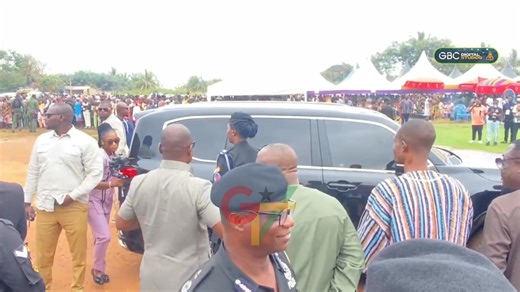Arrival of Vice President, Prof. Naana Jane Opoku-Agyemang at the Grand Durbar of Komendaman Nyeyi Festival, Central Region. ‎ | GTV Ghana