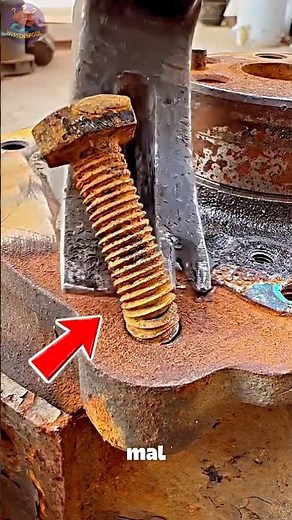 A brilliant method for removing rusted screws! #brillianttricks #screws