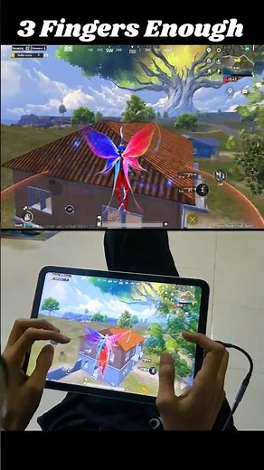 Three finger control for iPad 11 A16 🔥 #bgmi #pubg #pubgmobile #shorts #gaming