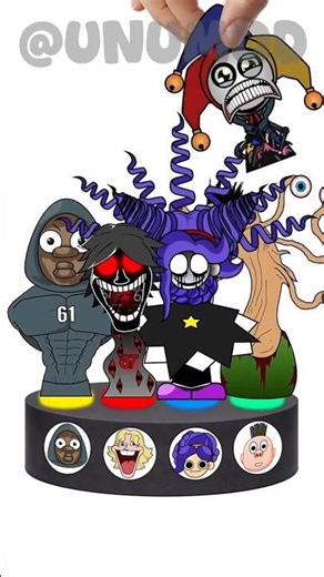 Sprunki UNBOX Maze Challenge: Lily Lovebraids, Prototype, SCP 67 & 61, Hamood Habibi #poppyplaytime5