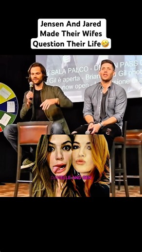 Jensen And Jared Made Their Wifes Question Their Life🤣 #shorts #jensenackles