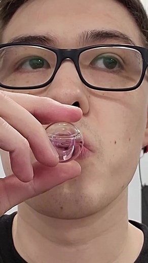 Drinking heavy water #science #chemistry #nilered | thickened water