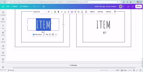 Farm Stand Price Tent Cards Template for Produce and Baked Goods - Etsy