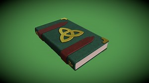 Celtic Book - Sketchfabweeklychallenge - Week 5 - Download Free 3D model by Rosbergen Designs (@RosbergenDesigns)