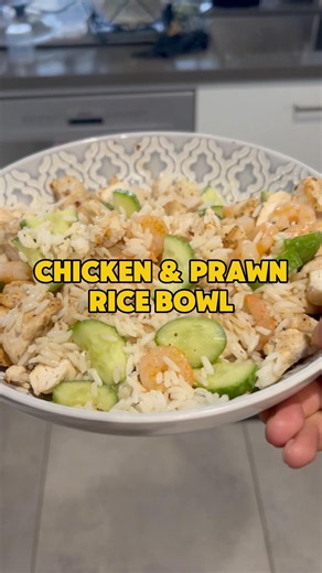 Chicken & Prawn Rice Bowl