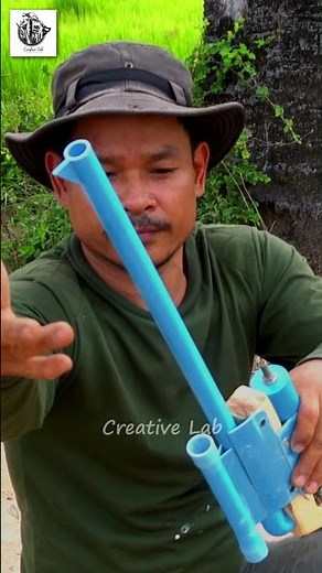 how to make air gun slingshot #shorts #airslingshot #slingshot #aircompressed #ytshorts #trending
