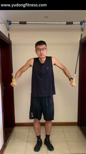 Chest Expander Exercise 19 #yudongfitness #chestexercise #chestexpander
