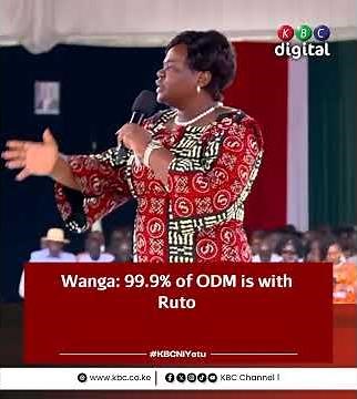 Wanga: 99.9% of ODM is present where President Ruto is