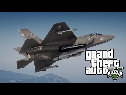 GTA V F-35C Lightning II Stealth Jet [MOD]