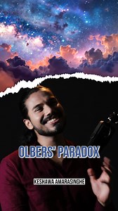 If the universe is infinite, why is the night sky dark? Unraveling Olbers’ Paradox! #SriVerse #keshawaamarasinghe #themiyabandara #Cosmology | Sri Verse