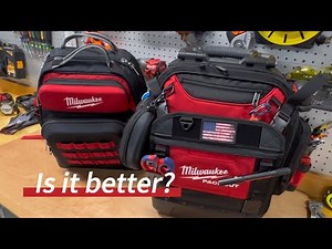 Milwaukee Structured Backpack vs. Milwaukee Jobsite Backpack tool bags