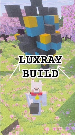 Minecraft: How to Build Luxray 🦁⚡ | Pokémon Build Tutorial