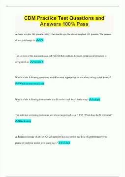 CDM Practice Test Questions and Answers 100 Pass2180