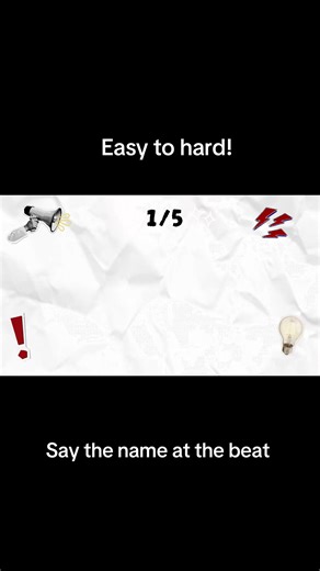 Challenge #game #facebook #tricky #fyp #saythenameatthebeat | Say The Name On Beat Challenge