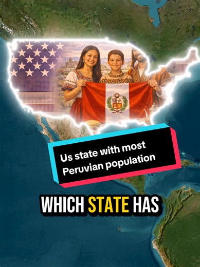Do you know? which state has the most Peruvian population in the USA? #peruvian #immigrant #education #usa #foryoupage