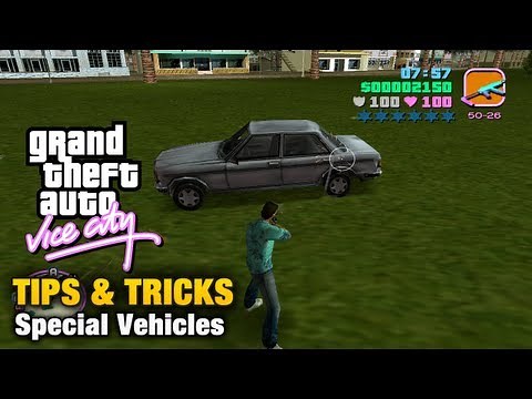 GTA Vice City - Tips & Tricks - Special Vehicles