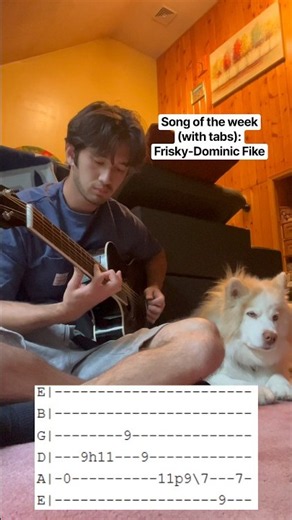 I learned Frisky by Dominic Fike (with tabs)
