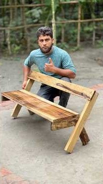 Amazing DIY Chair from Reclaimed Wood 🪵 | Simple Woodworking Project Step by Step