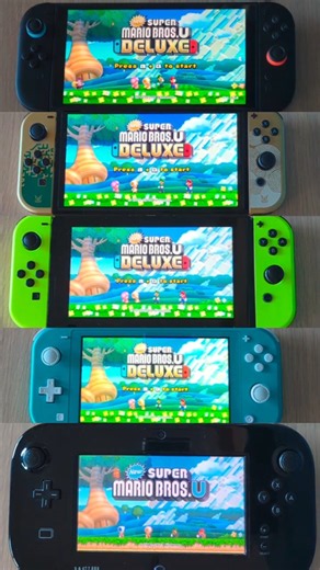 Super Mario Bros- Nintendo Switch 2 vs Switch OLED vs Switch vs Lite vs WiiU Speed Comparison