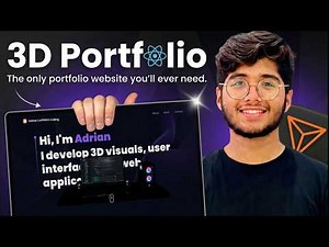 Build a 3D Portfolio Website with React & Three.js | Full Tutorial