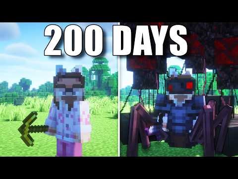 200 Days as an Eldritch Engineer in Minecraft