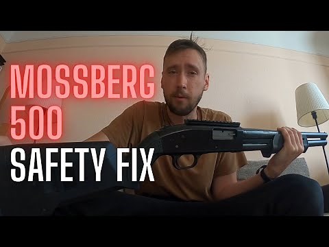 How to fix Mossberg 500/590 safety issue (safety creep)