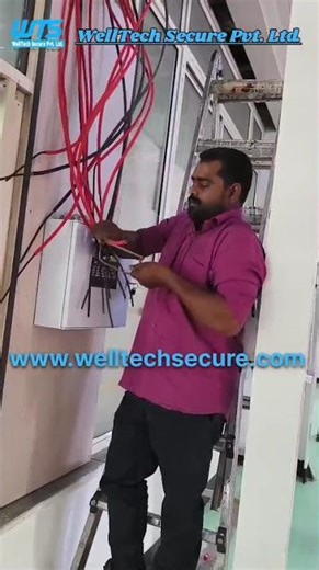 Conventional Fire Alarm System Installation & Communication Connection @WellTechSecurePrivateLimited