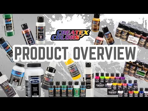 We will go over most popular and important Createx products and give tips on application process.