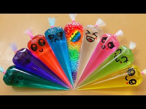 Making Slime with Piping Bags! Most Satisfying Slime Video★ASMR★#ASMR #PipingBags