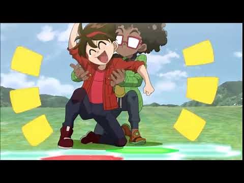 Anime tickle scene: Bakugan