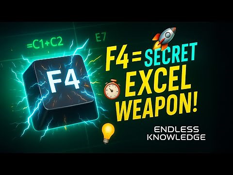 Master the F4 Key in Excel: Save Time & Work Faster