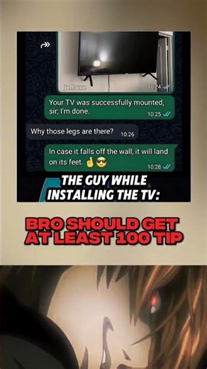 Sssttt The Guy While Installing The Tv ❌💀💀 #memes #funny #shorts
