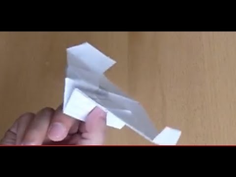 The best stunt paper airplane: Sabertooth!