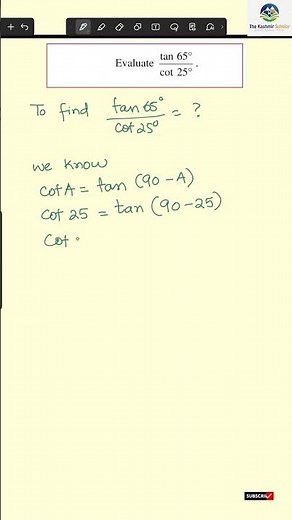 Trigonometric Ratios of Complementary Angles | Example | Class 10 | JKBOSE NCERT