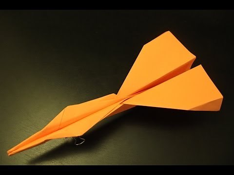 How to make the simple fastest paper plane origami ever: instruction| Jaguar