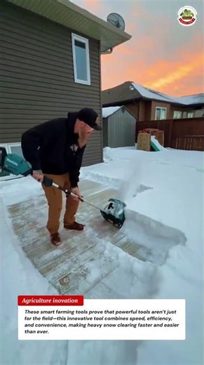 Smart Farming Tools for Snow? This Powerful Tool Clears Fast!