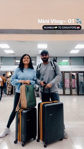 Hemani Chawda | Sagar Patel • Travel & Lifestyle on Instagram: "To chaliye shuru karte hai 😉✈️ . 10 Days, 10 mini vlogs while travelling and exploring the new country ⤵️ I hope we don't break the streak 🔛"
