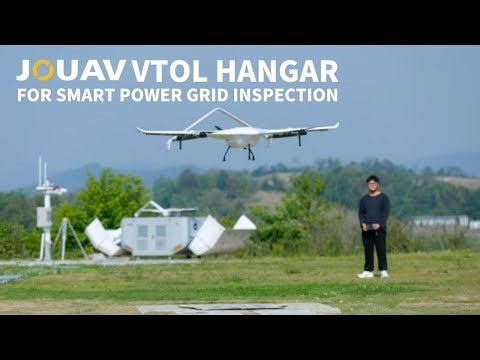 Revolutionize Power Line Inspections with JOUAV VTOL UAV Hangar