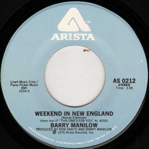 Barry Manilow - Weekend In New England
