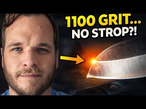 NO STROP Needed?! 1100 Grit Diamond Edge is SCARY Sharp