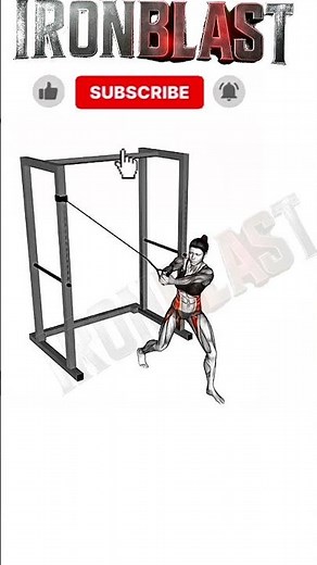 Cable Woodchopper | Core & Obliques Workout | IronBlastX