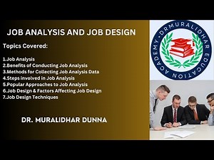 Job Analysis and Job Design | HRM Explained