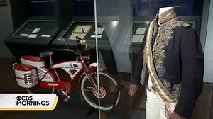 The famous stunt bike used in the cult classic “Pee-wee’s Big Adventure” will soon be on display at The Alamo. Omar Villafranca got a behind-the-scenes look at the iconic prop and its new home. | CBS Mornings