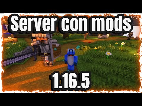 ⛲SERVER con MODS💛 MINECRFT 1.16.5 NO PREMIUM 2023🦖🌋 [50 MODS]✔