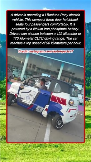 Innovative Electric Micro Car Performs Amazing Zero Radius Turn